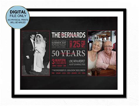 And if you're searching for a gift for your husband or wife or looking to buy the happy. 50th wedding anniversary gift married 50 years 50 ...