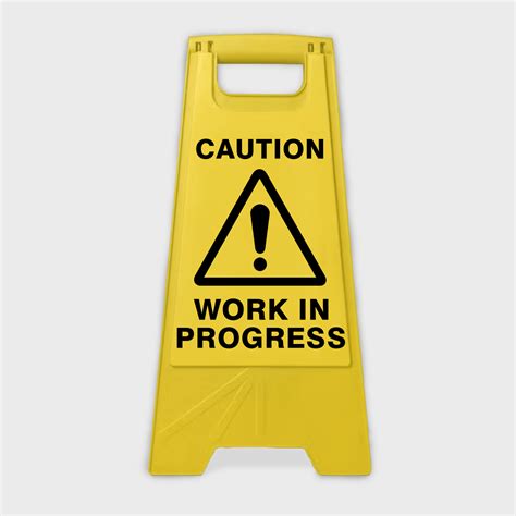 Caution Work In Progress Discount Safety Signs New Zealand