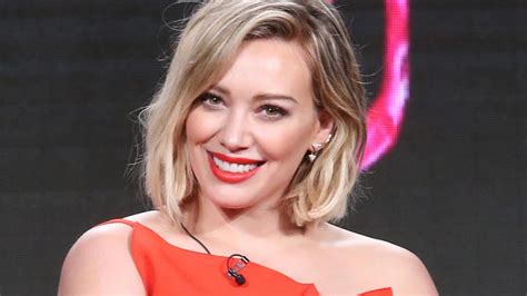 Hilary Duff Says Shes Not Worried About Looking Absolutely Perfect