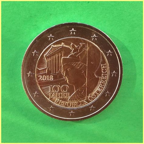 Monedas Y Mundo 2 Euros Austria 2018 Centenario De La República