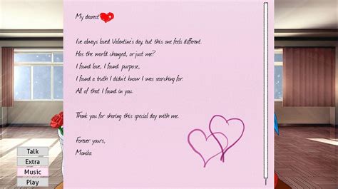 Monikas Valentines Love Poem For You Ddlc