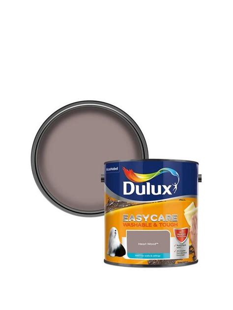 Dulux Easycare Washable And Tough Matt Emulsion Paint Heart Wood 2