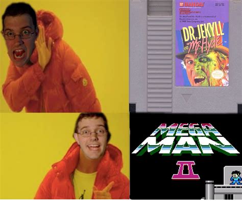 Angry Video Game Nerd Hotline Bling Meme By