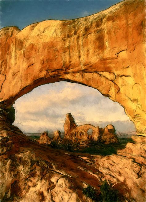 Turret Arch Framed Photograph By John K Woodruff Pixels