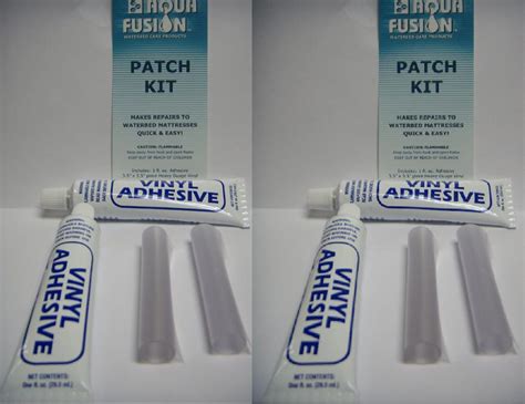 But leaky air beds are actually really easy to fix. Four Vinyl patch kits for waterbed and air mattresses 1800 ...