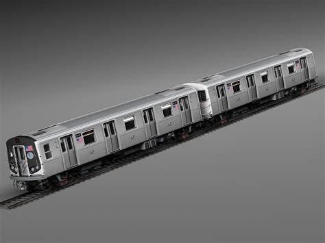 R160 Train New York City Subway 3d Model By Squir