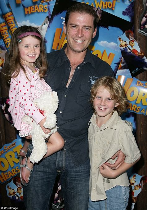 Winner of logie awards for most popular presenter. Karl Stefanovic shares a cheerful moment with his son ...
