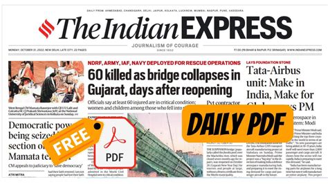 How To Download Indian Express Newspaper Pdf Free Read Online Daily