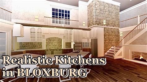 Bloxburg How To Make Realistic Kitchens Roblox Youtube