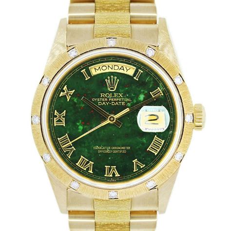 Rolex 18078 Factory Bloodstone Dial And Bark Presidential Watch Rolex