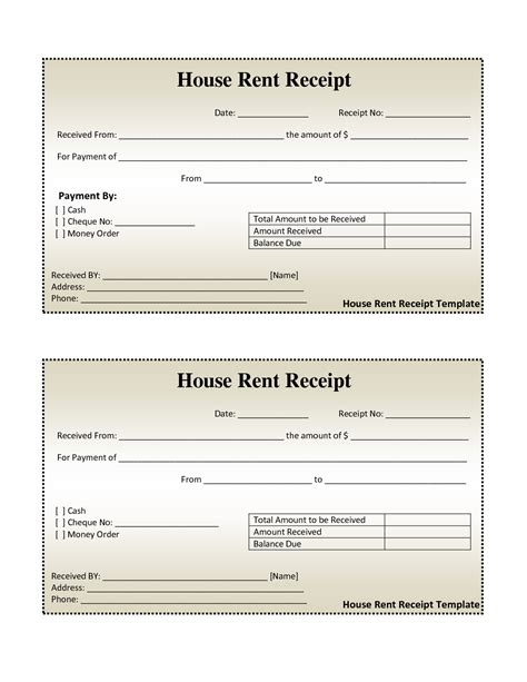 General Daily Update Sample House Rent Receipt Format Download Rent