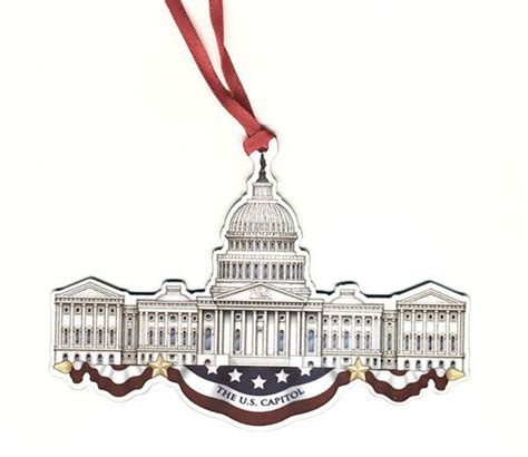 Steel Die Cut Capitol Ornament United States Capitol Historical