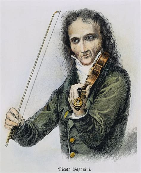 Posterazzi Nicolo Paganini 1782 1840 Nitalian Composer And Violinist