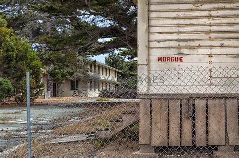 Abandoned Morgue Building At Fort Ord Army Post By Wolterk Vectors