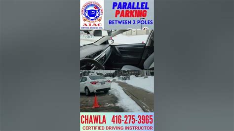 Parallel Parking Between 2 Cones Step By Step Instructions How To