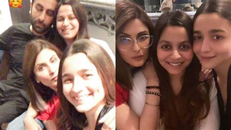 Ranbir Kapoor Alia Bhatt Spend Their Saturday Night With Sisters