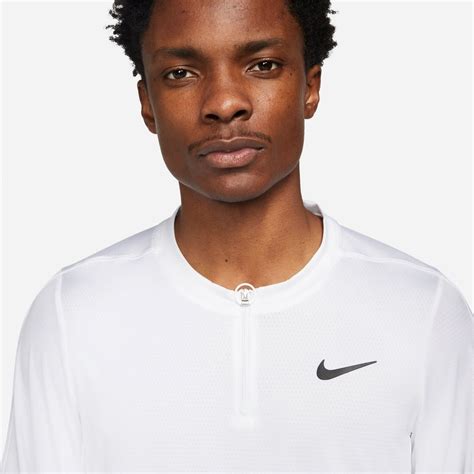 Nike Dri Fit Advantage Mens Half Zip Tennis Top Long Sleeve
