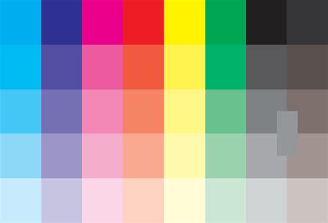 Cmyk Color Test Pattern Design By Jeffrey Sward