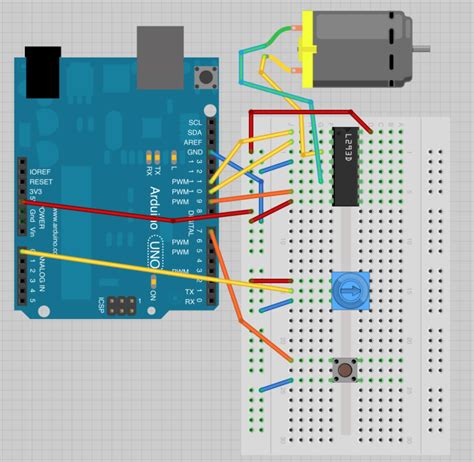 Arduino Lesson 14 Dc Motor With L293