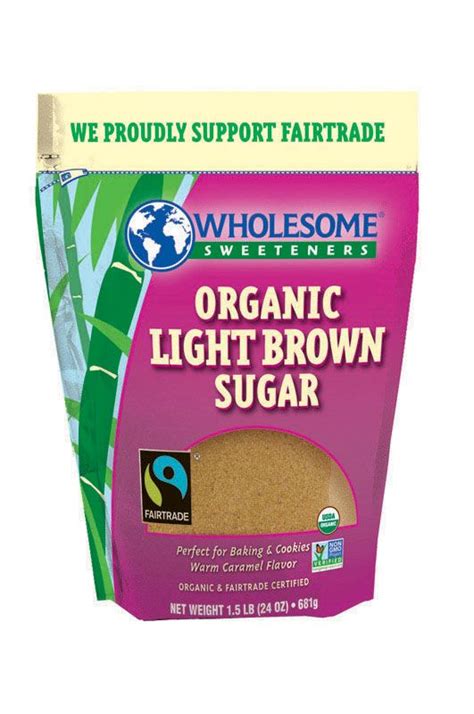 Organic Light Brown Sugar Wholesome Sweeteners Organic Food Store