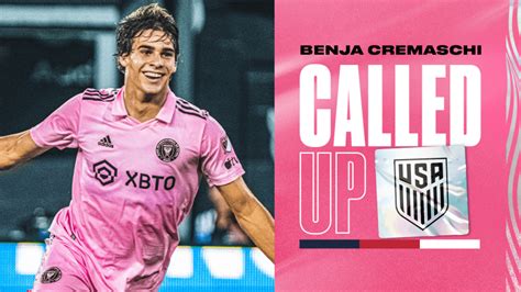 Called Up Benjamin Cremaschi Called Up By Us Mens Olympic Team