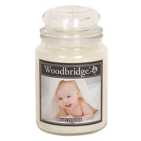Baby Powder Woodbridge Large Scented Candle Jar