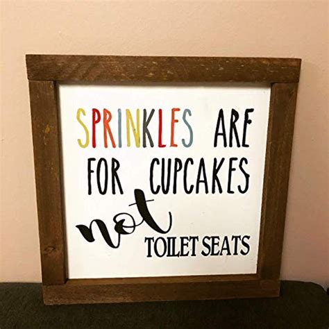 Cool and creative decor ideas to make for the bath with tutorials and. Funny Bathroom Rustic Wood Sign | Funny Bathroom Decor ...
