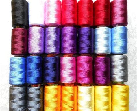 Silk Thread Assorted Colors Art Silk Thread Art Embroidery Etsy