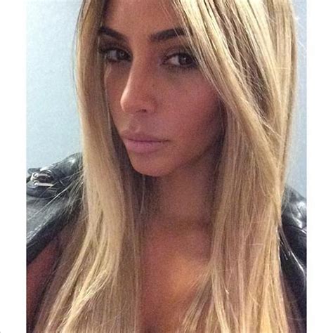 Brune Ou Blonde Kim Kardashian A Besoin Daide Elle