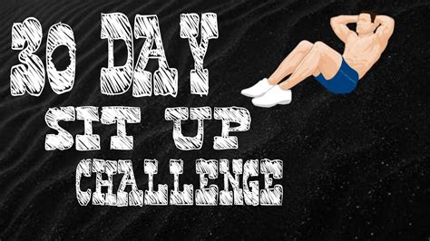 30 Day Sit Up Challenge 1 To 12 Youtube