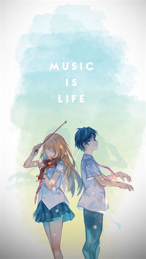 Shigatsu Wa Kimi No Uso Phone Wallpaper By Waki Ps On Deviantart