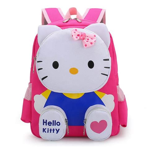 Anime Hello Kitty School Bags Backpacks Kawaii Kids Bags Big Capacity