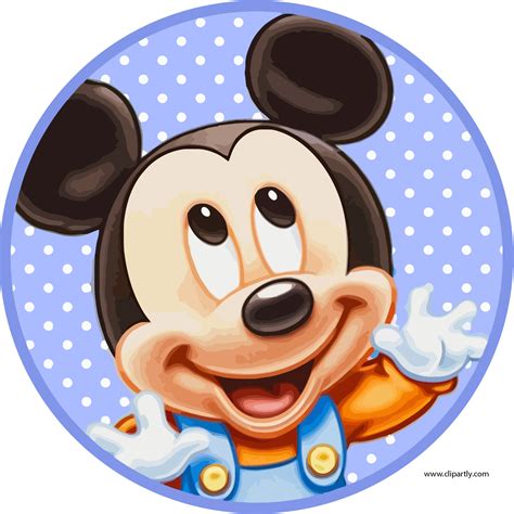 Pin De Clipartly En Clipartly Mickey Mouse De Bebé Bebé Mickey