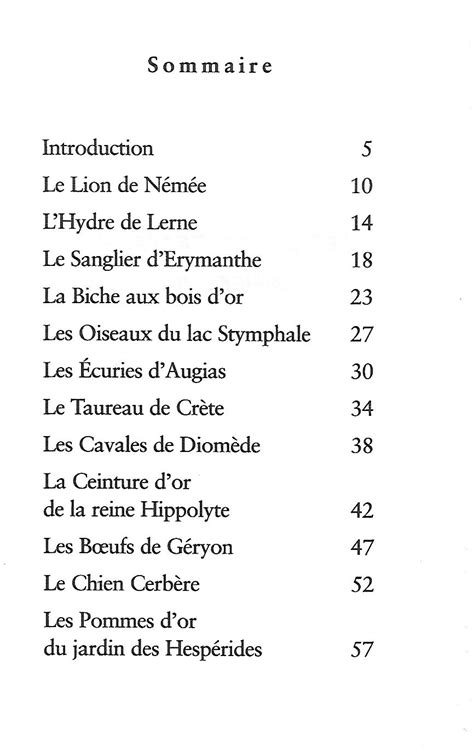 Les 12 Travaux Dhercule Lire Cest Partir