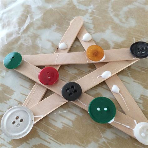 Popsicle Stick Star Ornaments My One And Only Home