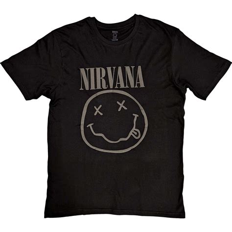 Nirvana Seahorse Black T Shirt