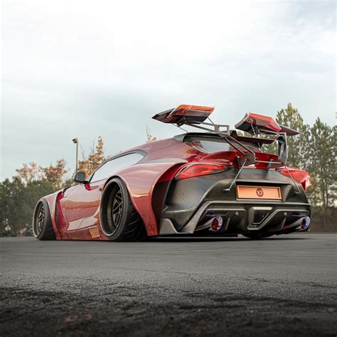 2020 Toyota Supra Split Wing Is A Widebody Fighter Autoevolution