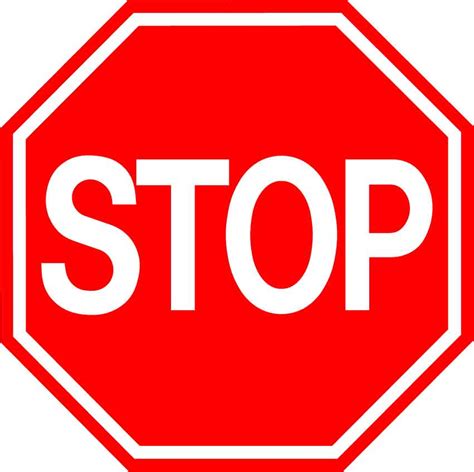 Australian Stop Sign Clipart Best