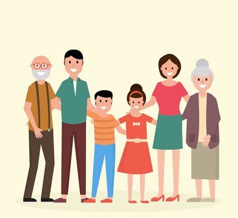 Gambar Anggota Keluarga Animasi Kuliah Desain