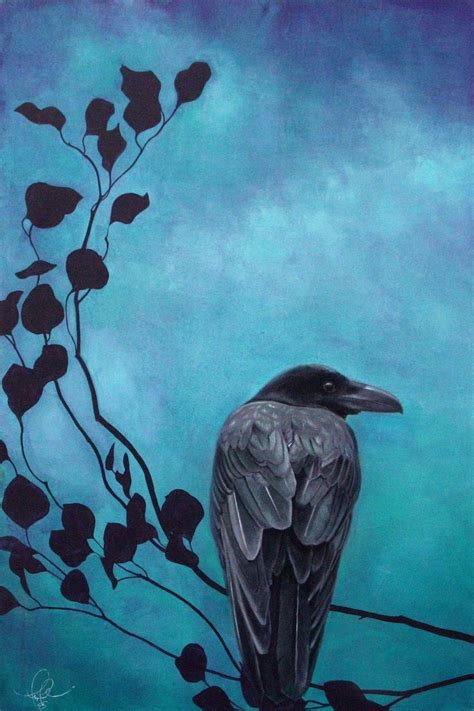 Raven Beauty Crows Ravens Black Bird Raven Art