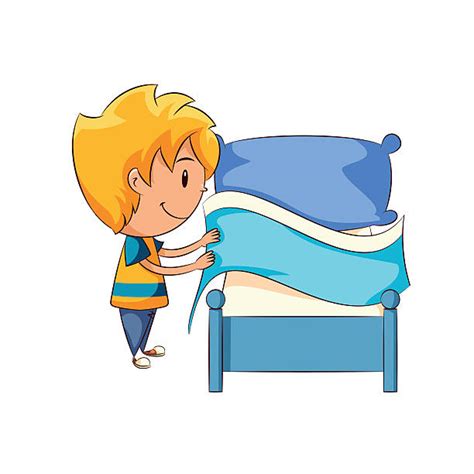 Making Bed Illustrations Royalty Free Vector Graphics And Clip Art Istock