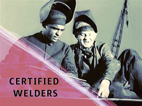 Pro Weld Inc Excellence In Metalwork Certified Welding