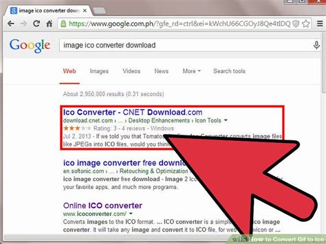 Myfile.jpg to myfile.ico and that should give you a usable icon, however the online converters are much easier. 3 Ways to Convert Gif to Ico - wikiHow