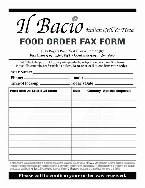 Office Lunch Order Form Template Is It Worth The Time Besttemplates234
