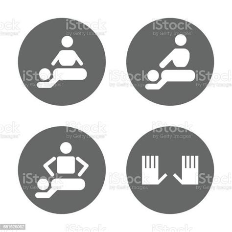 massage spa therapy icons set stock illustration download image now massage therapist