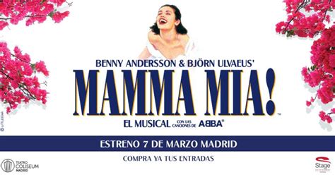 mamma mia madrid 2017 entradas musical marzo abril mayo junio 2017