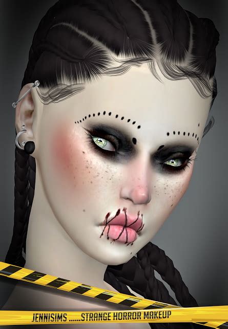 Jenni Sims Strange Horror Eyeshadow Sims 4 Downloads