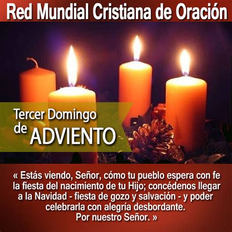 Día 15 3 Domingo De Adviento Red Mundial Cristiana De Oración Rmco