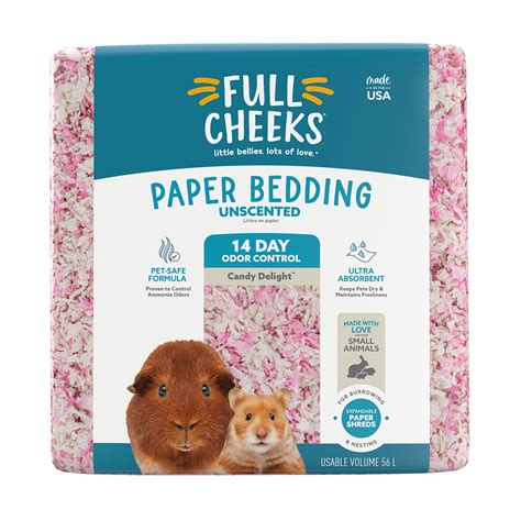 Full Cheeks Odor Control Small Pet Paper Bedding Candy Delight
