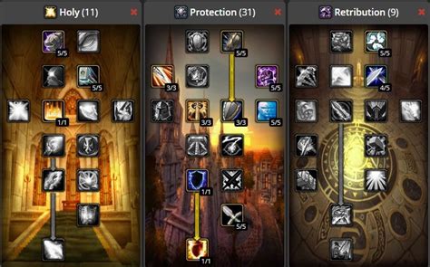 World Of Warcraft Classic Protection Paladin Build Best Protection Build